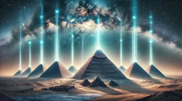 ظهور حزام أوريون فوق الأهرامات يثير الجدل في افتتاح المتحف المصري الكبير